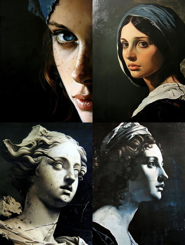 Ethereal Gaze in Deep Shadow