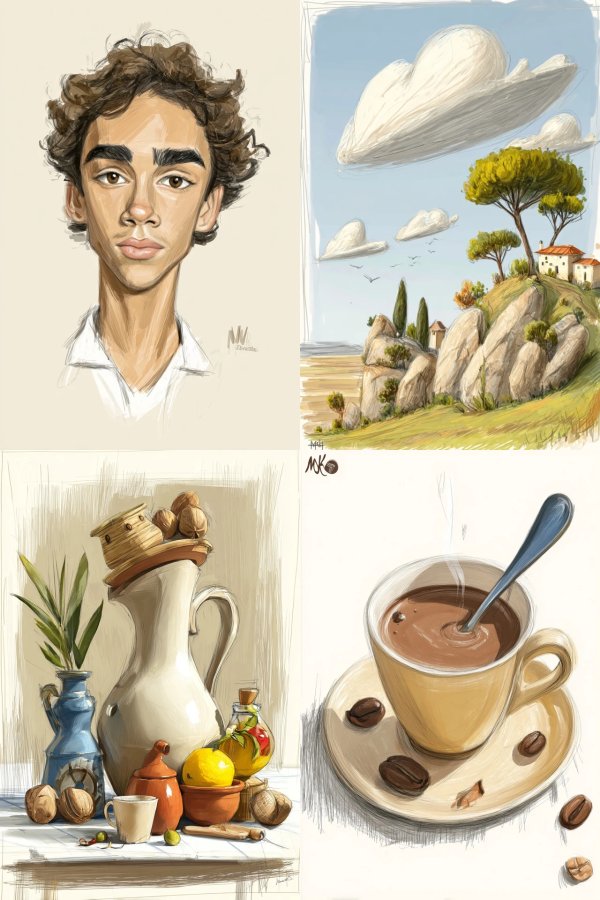 Rustic Digital Portrait