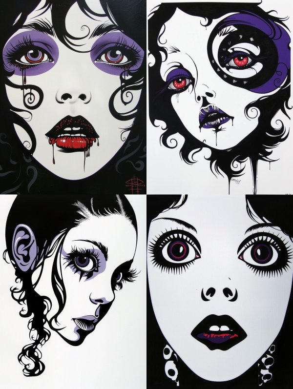 Gothic Violet Sorrow