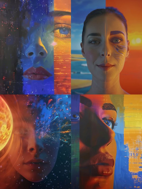 Cosmic Dualism Portrait