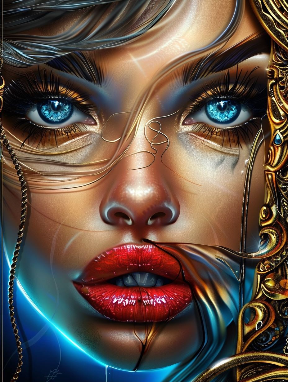 Celestial Gilded Gaze - Image 1