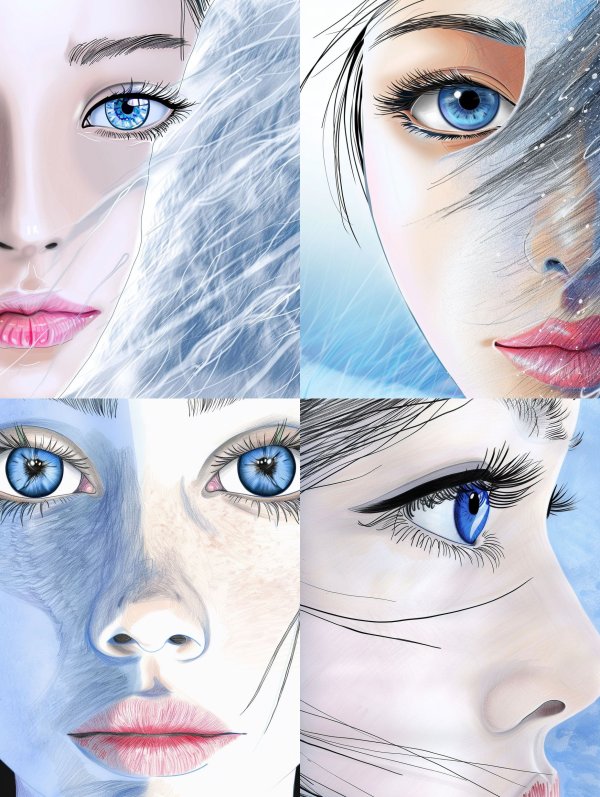 Frosty Ethereal Gaze
