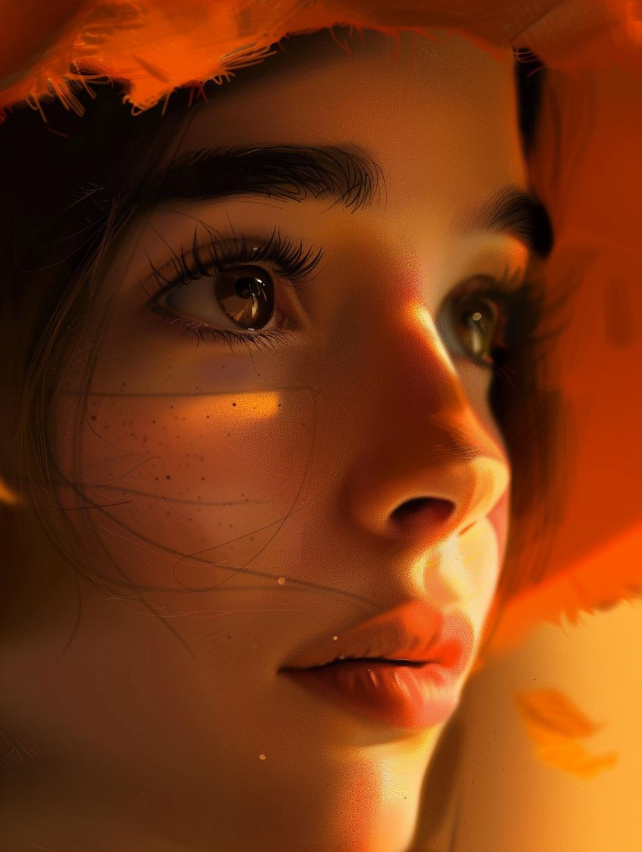 Golden Hour Ethereal Portrait