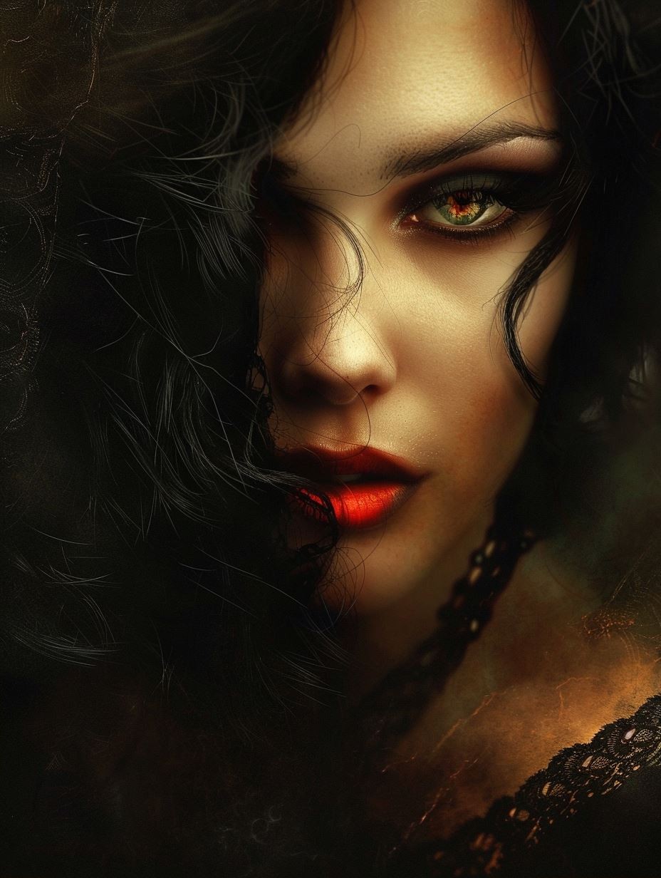 Crimson Gothic Elegance