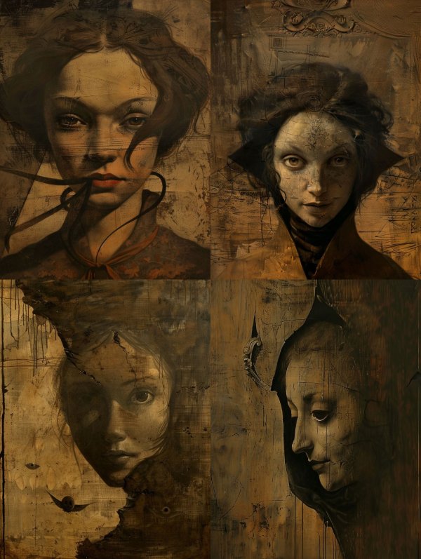 Melancholy Echoes of Aged Parchment