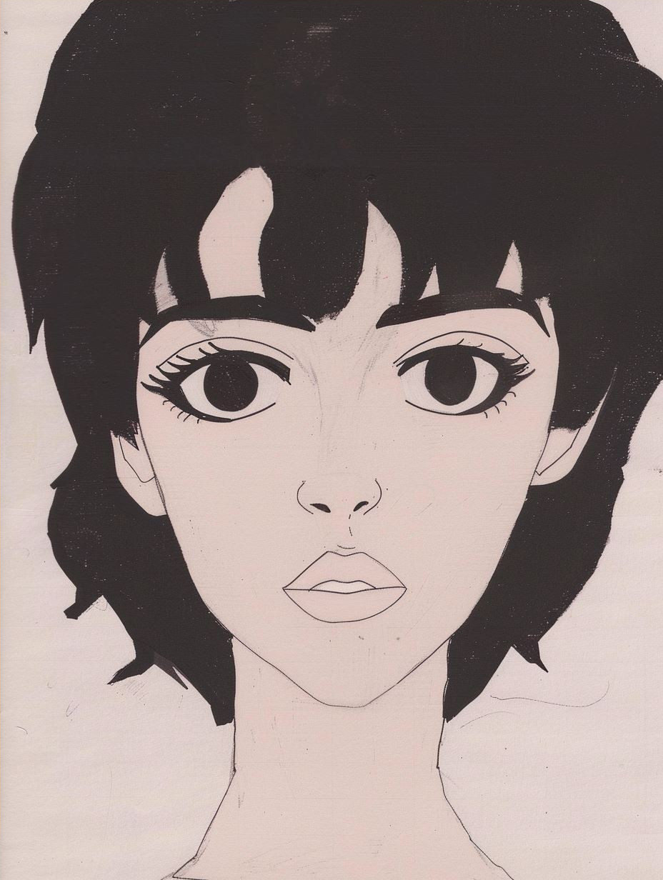 Abstract Modernist Portrait Study
