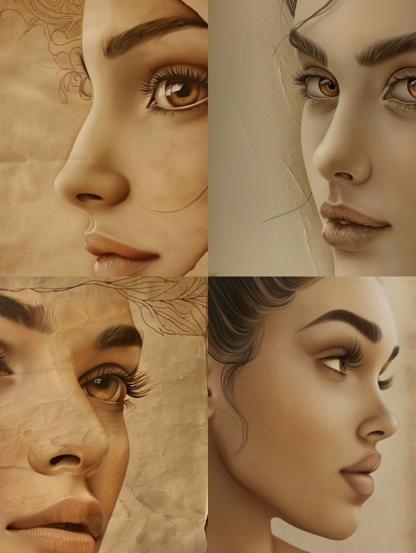 Sepia Ethereal Portrait