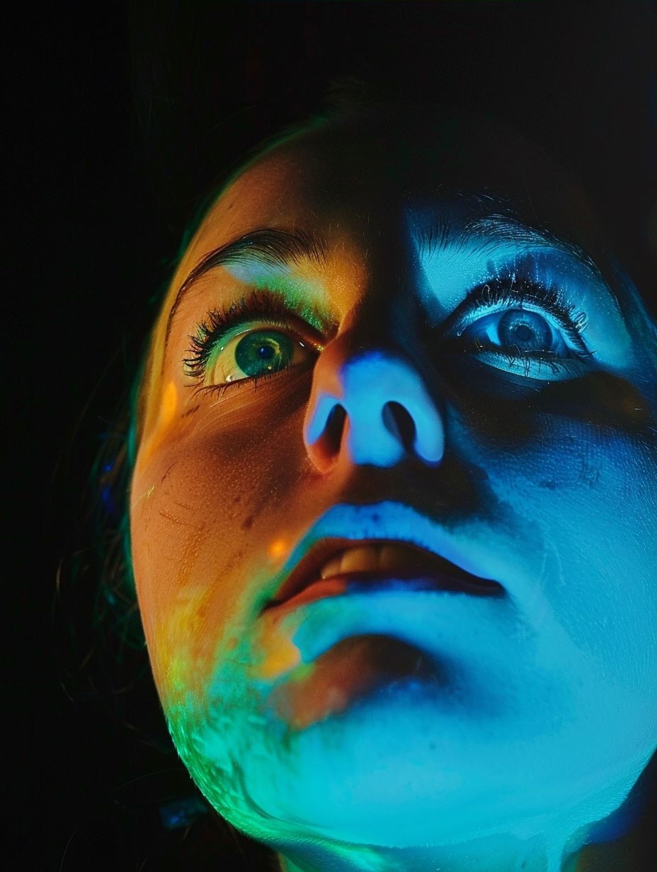Neon Psychedelic Gaze