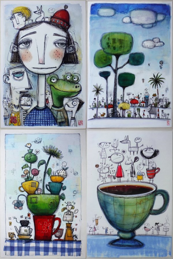 Whimsical Ink Dreams