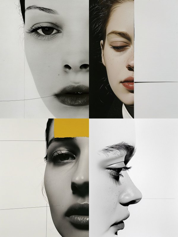 Monochrome Ethereal Portrait