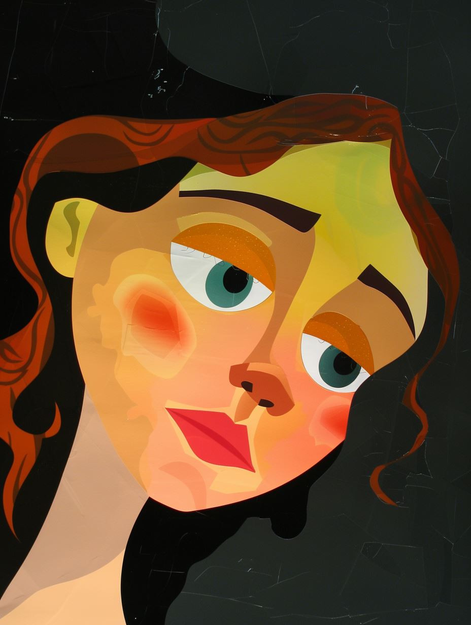 Enchanting Gaze Digital Portrait - Image 3