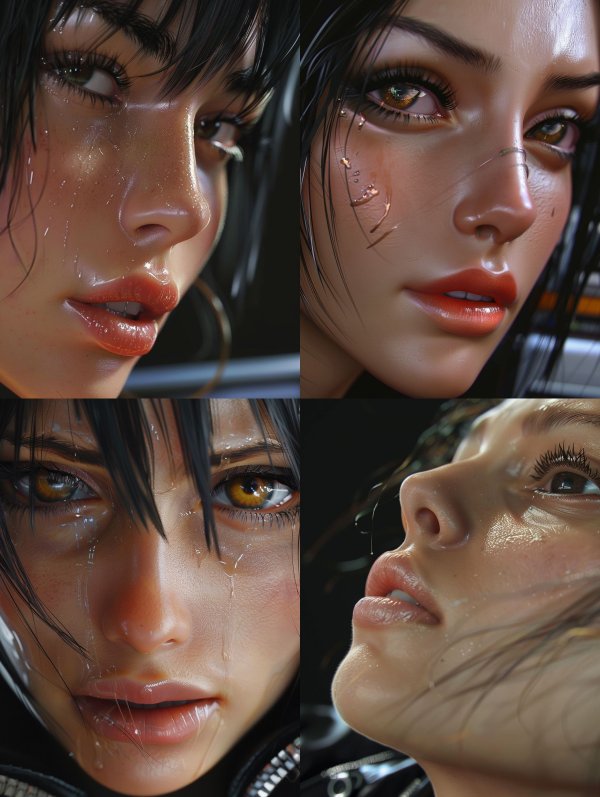 Dewy Neon Gaze