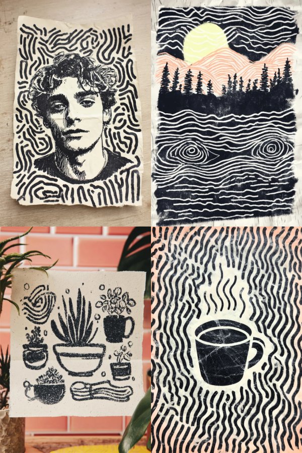 Ink Maze Portrait