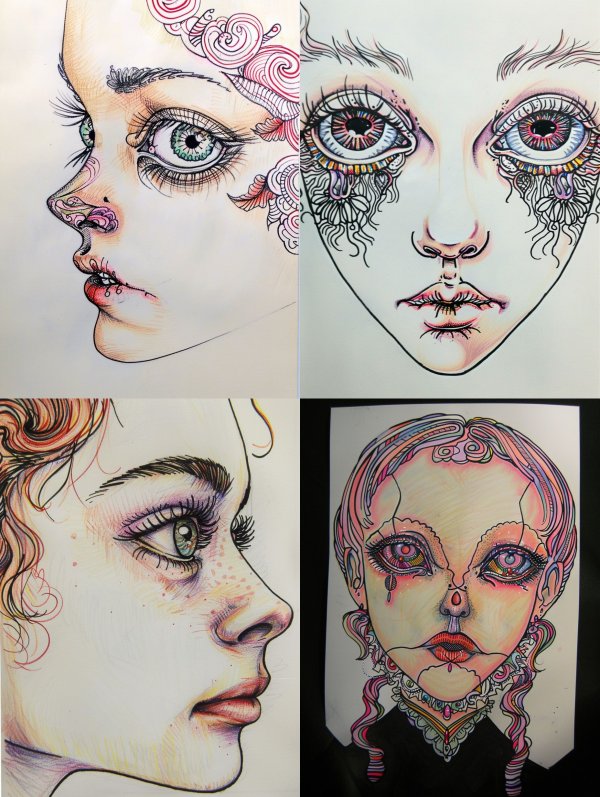 Whimsical Ink Dream