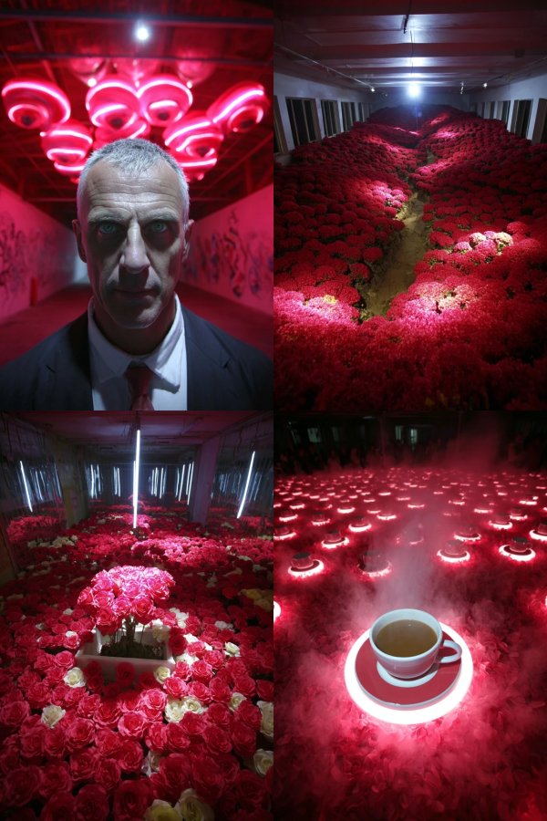Crimson Neon Noir