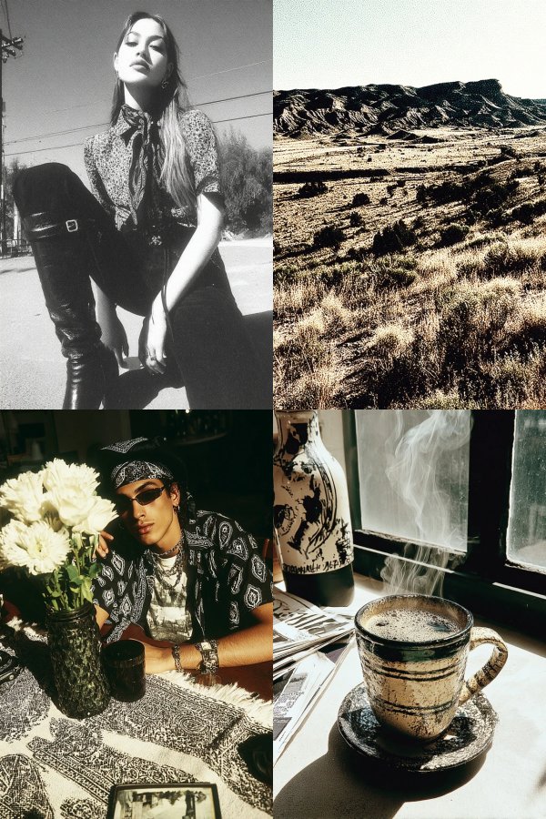 Noir Vintage Elegance