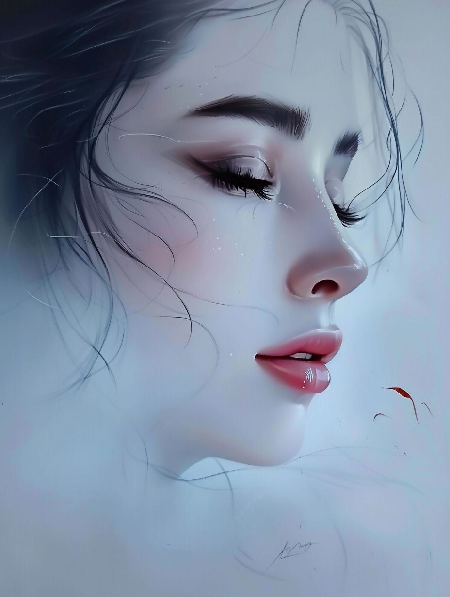 Ethereal Dream of Midnight Blue