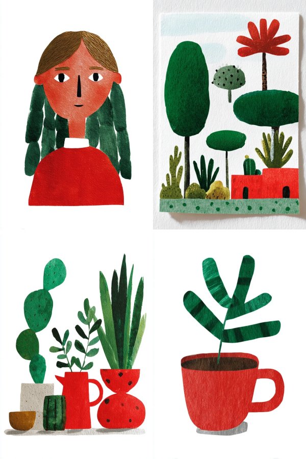 Rustic Folk Portrait