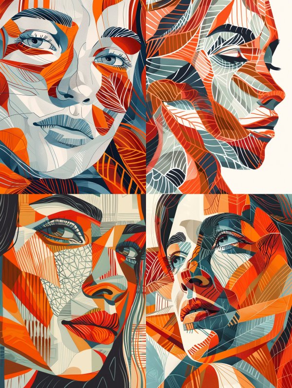 Chromatic Prism Portrait