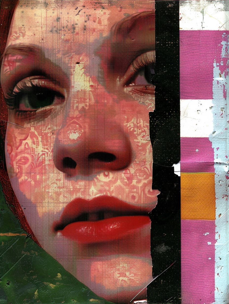 Nature's Digital Fragmented Mask