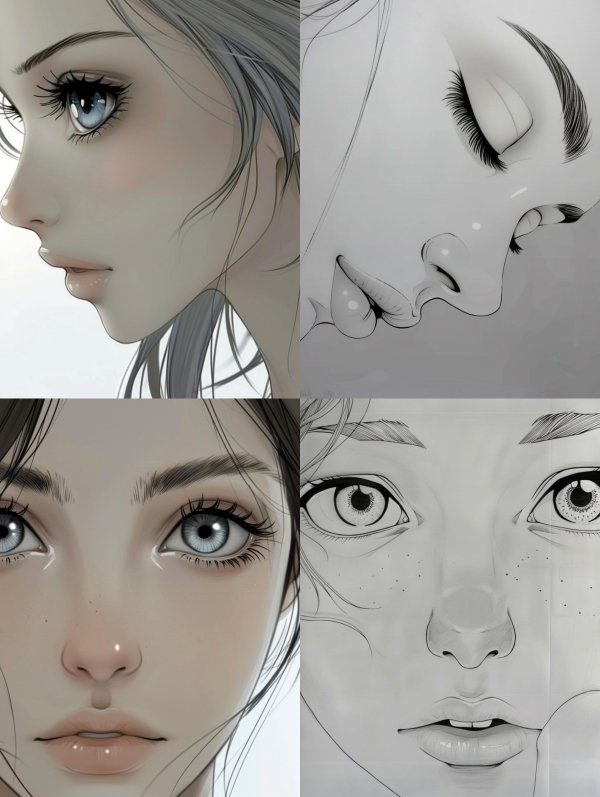Ethereal Azure Gaze