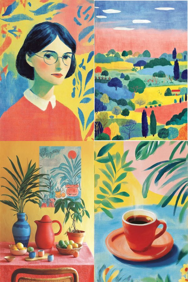 Vibrant Canvas Muse
