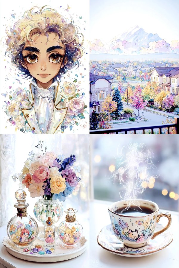 Celestial Bloom Portrait