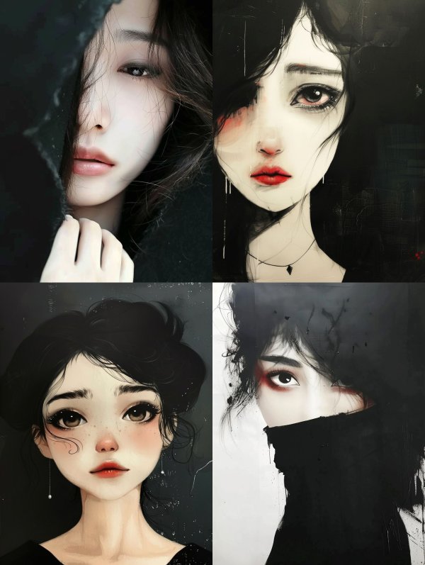 Velvet Shadows Portrait