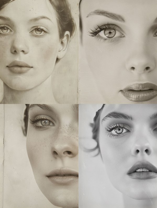 Vintage Sepia Portrait Study