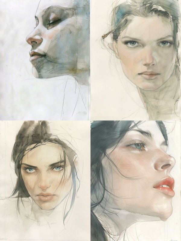 Ethereal Charcoal Whispers