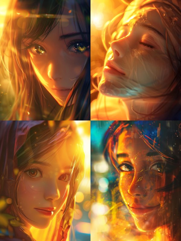Luminous Ethereal Golden Portraits