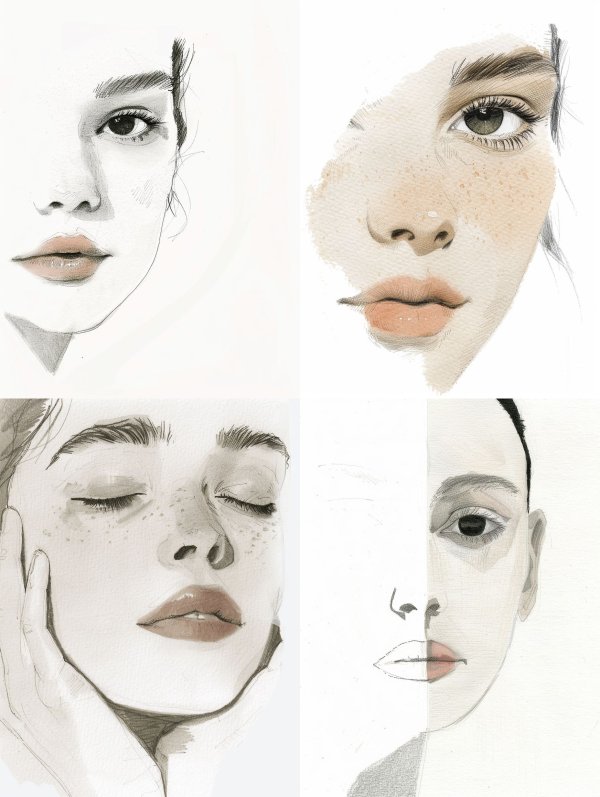 Ethereal Graphite Gaze