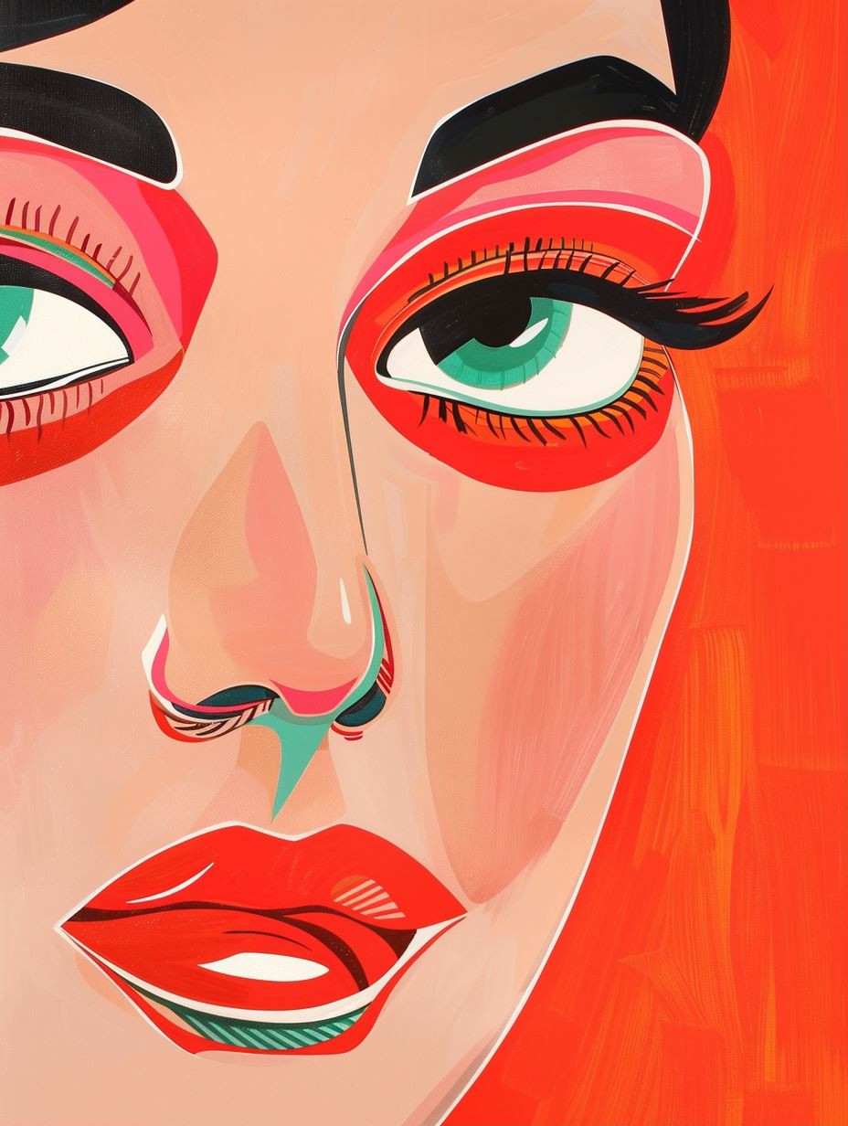 Vibrant Pop Art Portraiture
