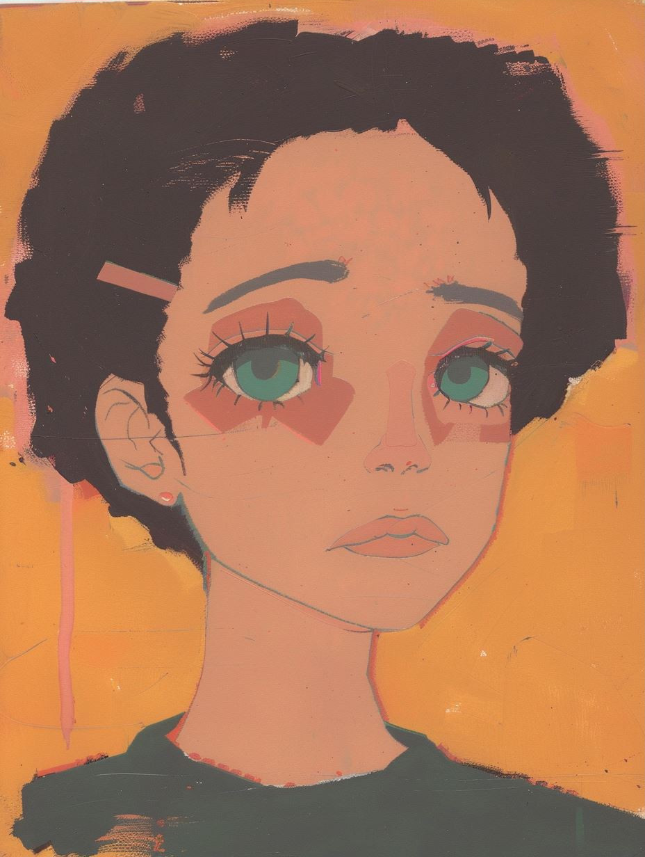 Abstract Modernist Portrait Study