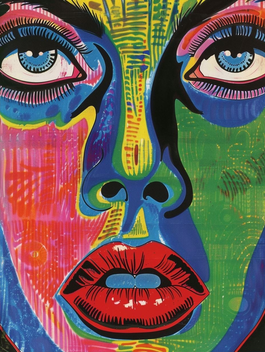 Psychedelic Floral Gaze - Image 2