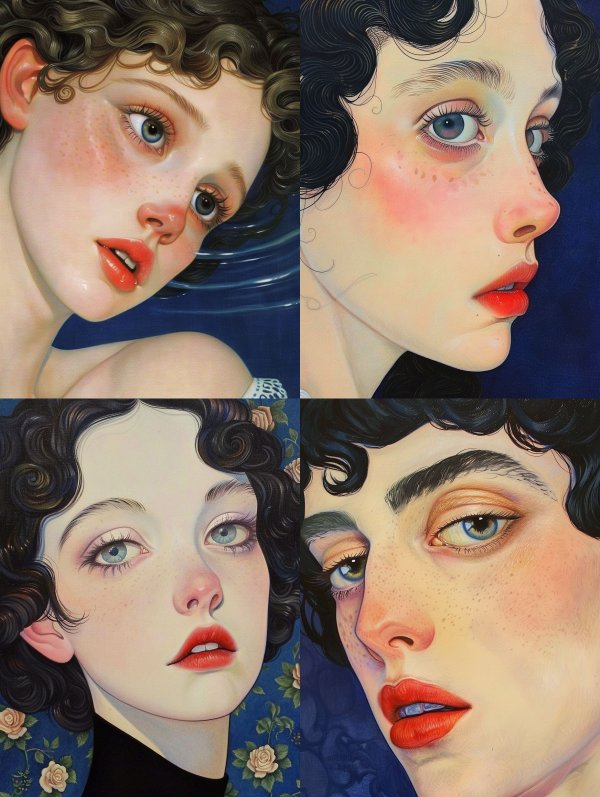 Ethereal Gaze of Innocence