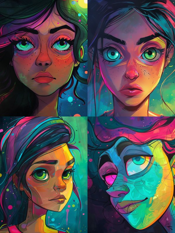 Neon Dream Gaze
