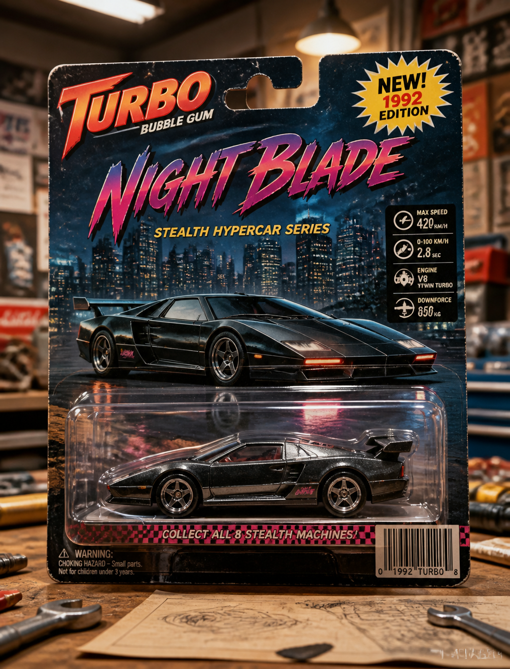 Ultra-premium collector's packaging and product advertise...