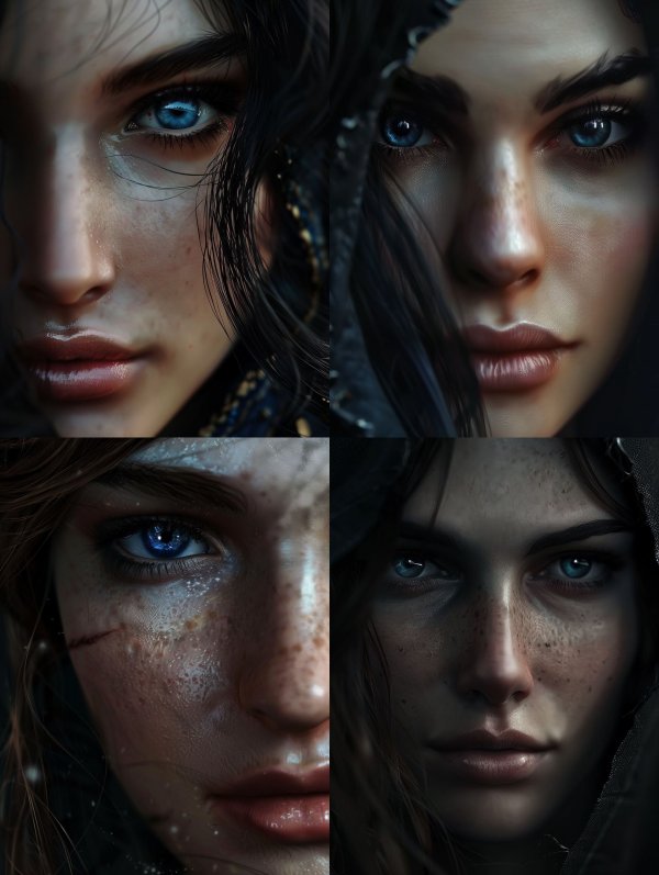Hyper-Realistic Ethereal Portrait Study