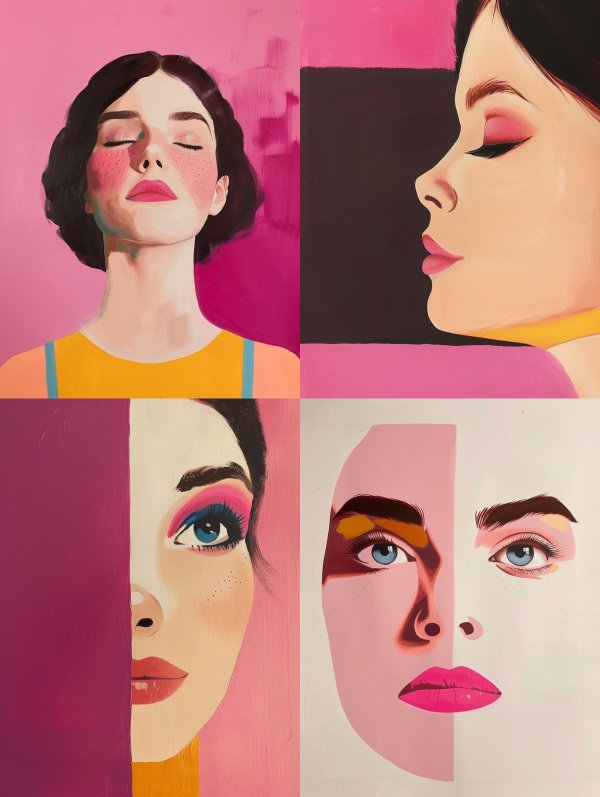 Neon Pastel Serenity