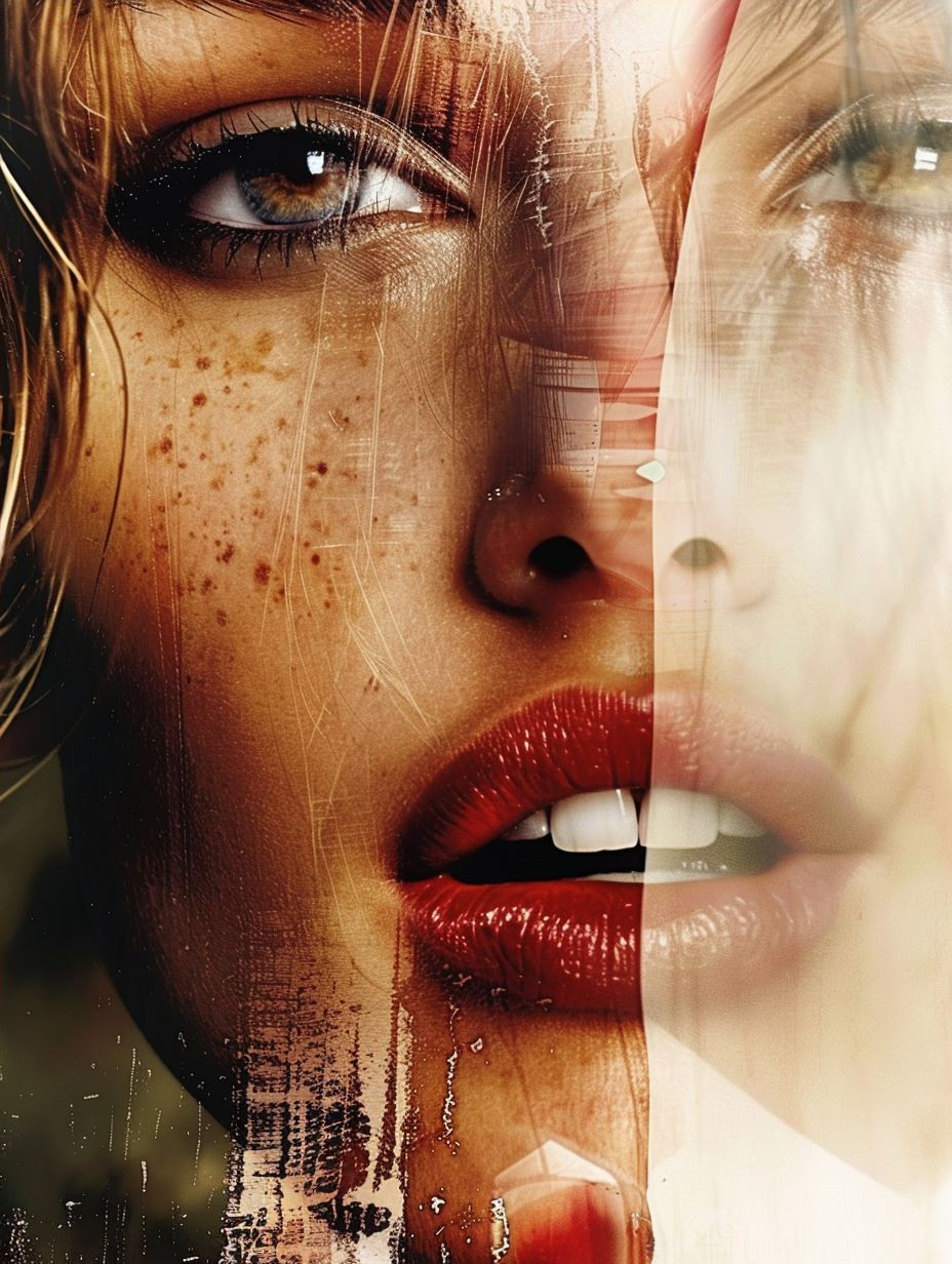 Fragmented Gaze of Golden Light