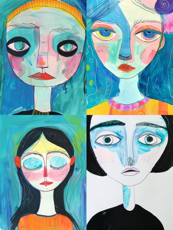 Abstract Azure Muse