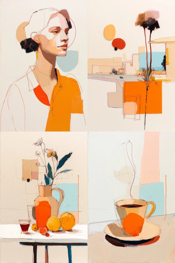 Abstract Modernist Muse