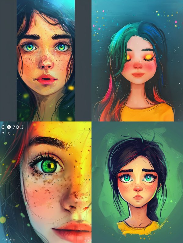 Ethereal Digital Portraiture Study