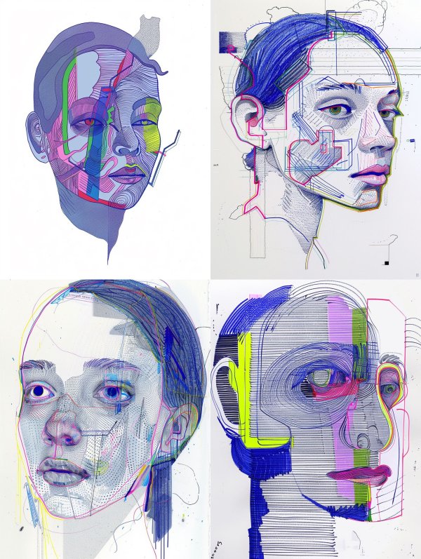 Neon Neural Labyrinth