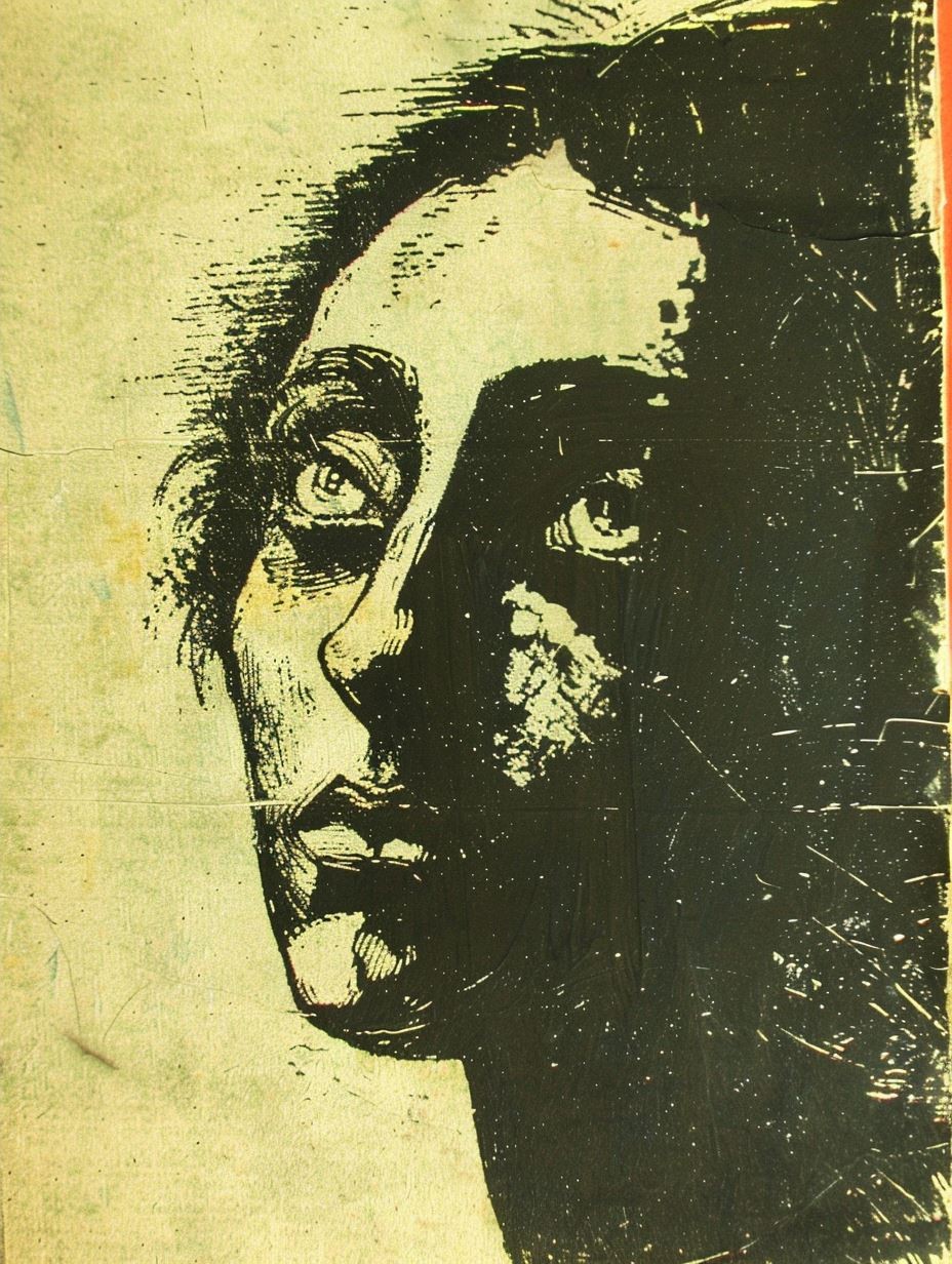 Ink Shadow Portrait - Image 4