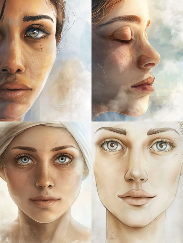 Ethereal Gaze Portrait