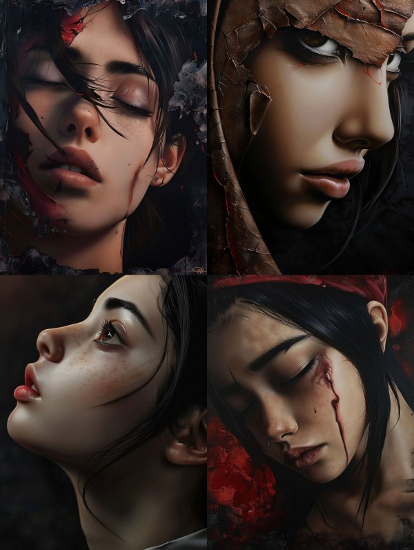 Fractured Soul Portrait