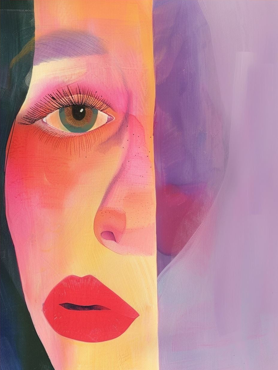 Vivid Pastel Gaze