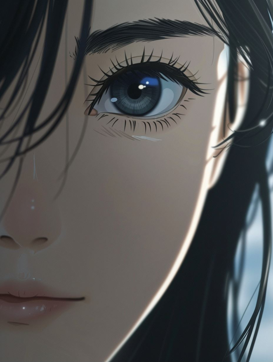 Ethereal Gaze of Midnight Ink